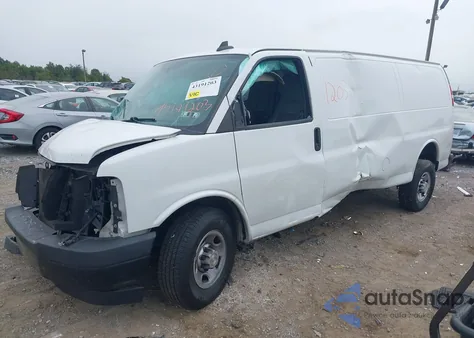 2019 Chevrolet Express 2500 Work Van from USA, damaged, VIN 1GCWGBFP1K1143395